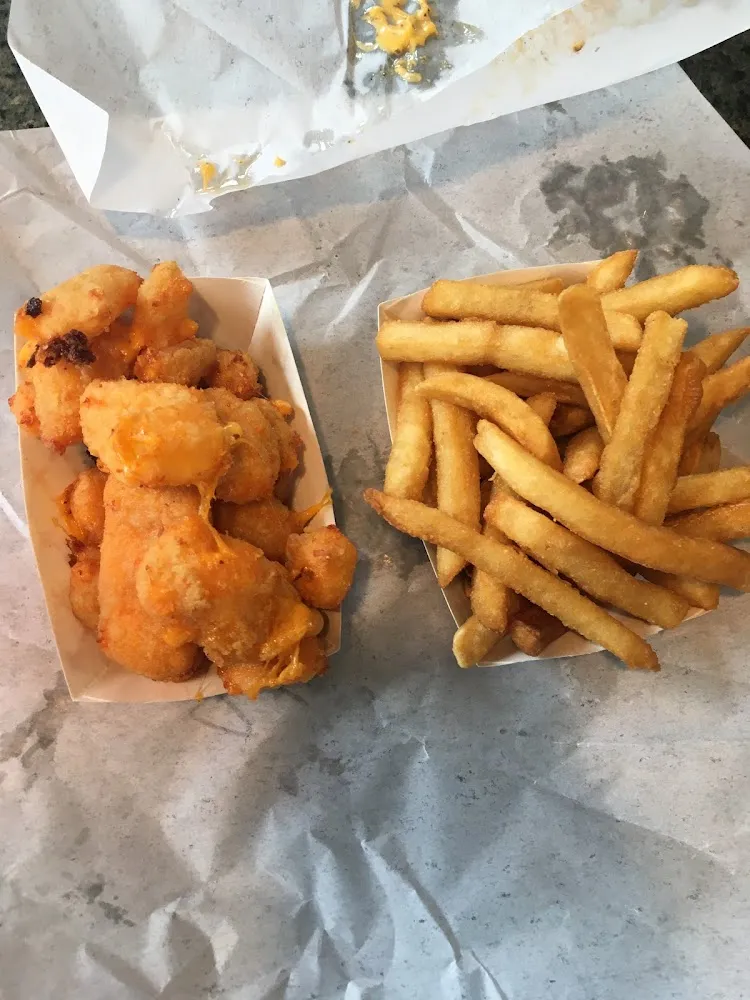 Cheese Curds and French Fries