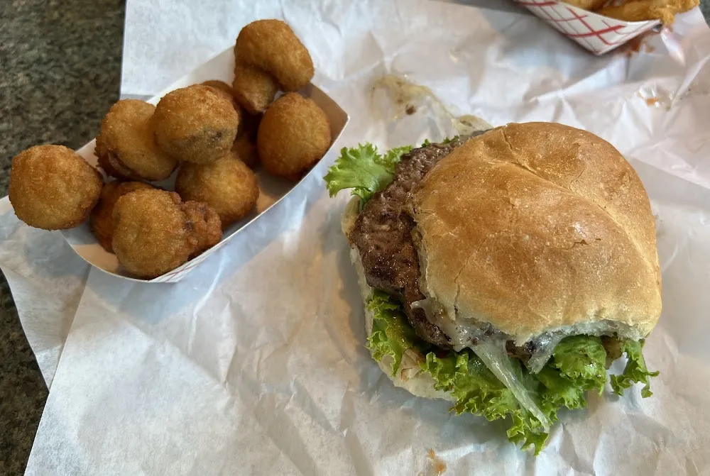 Cheeseburger with Swiss Cheese